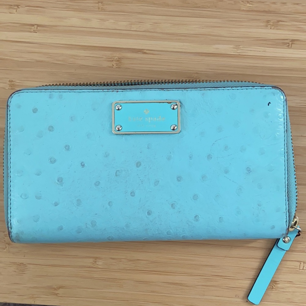 Blue Kate Spade Wallet